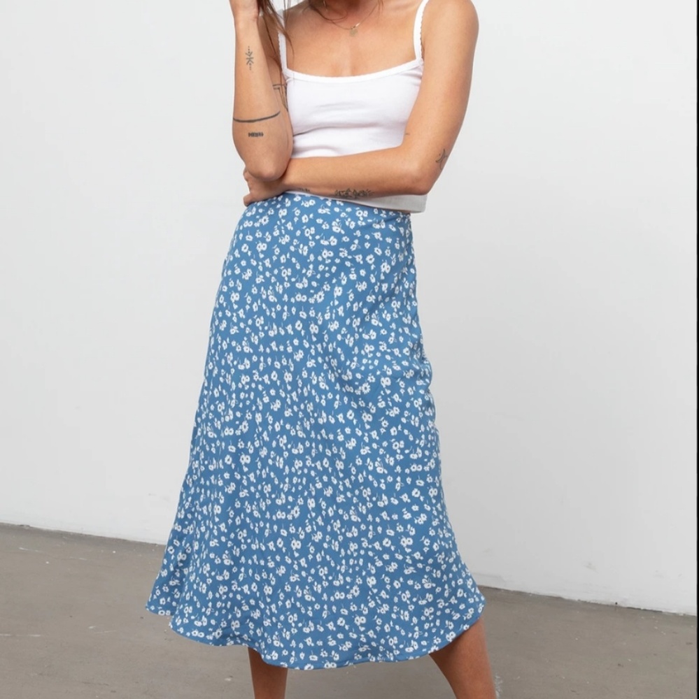 Rails London blue daisies skirt